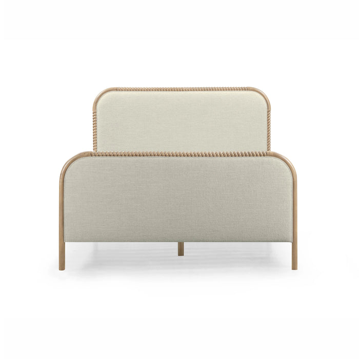 Hatia Basketweave Panel Bed