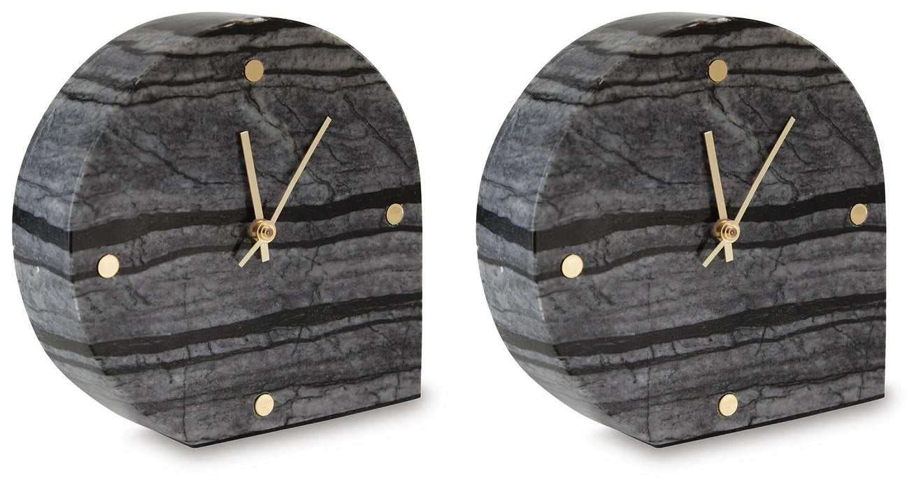 Janmour Table Clock (Set of 2) - Dream Home Furniture & Mattress (Waite Park, MN)