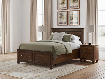 Danabrin Panel Storage Bed - Dream Home Furniture & Mattress (Waite Park, MN)