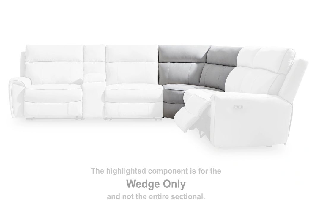 Social Pointe Reclining Sectional with Storage Consoles - Dream Home Furniture & Mattress (Waite Park, MN)