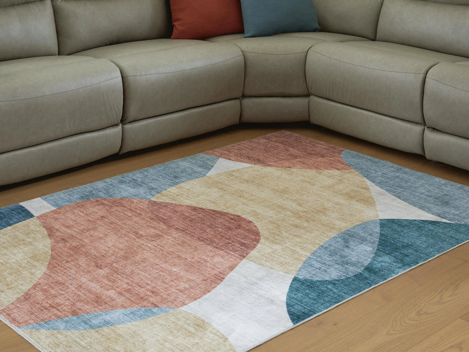 Chanleigh Washable 5' x 7' Area Rug - Dream Home Furniture & Mattress (Waite Park, MN)