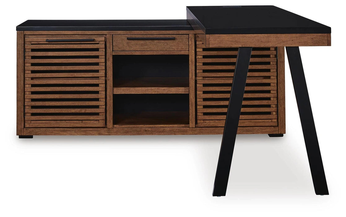 Kallari Credenza with Desk Return - Dream Home Furniture & Mattress (Waite Park, MN)