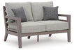Hillside Barn Outdoor Loveseat with Cushion - Dream Home Furniture & Mattress (Waite Park, MN)