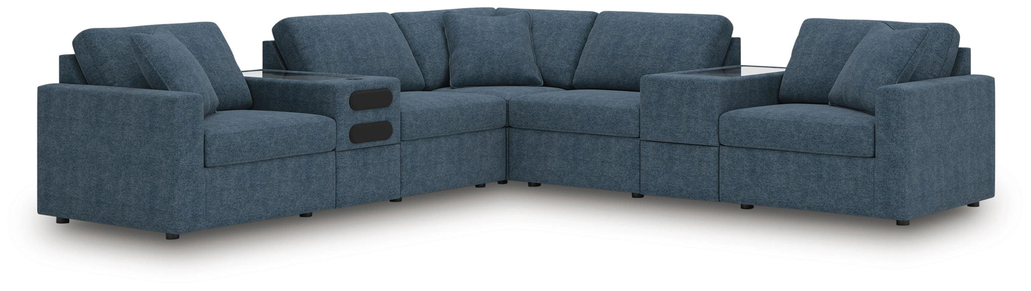 Modmax Balanced Sectional with Audio and Storage Consoles - Dream Home Furniture & Mattress (Waite Park, MN)