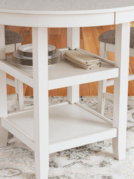 Erinberg Counter Height Dining Table and 4 Barstools (Set of 5) - Dream Home Furniture & Mattress (Waite Park, MN)