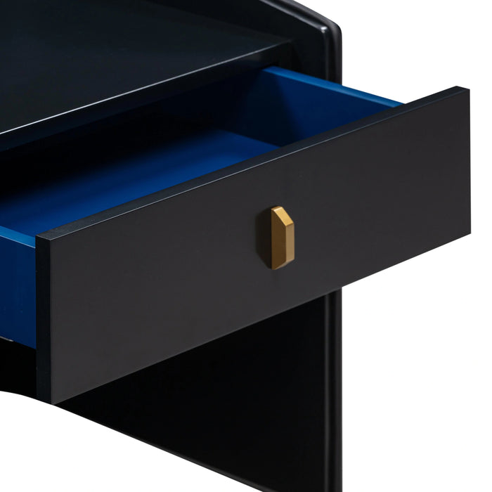 Collins 22" Lacquer Nightstand With Drawer