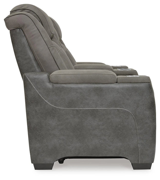 Next-Gen DuraPella Power Reclining Loveseat with Console - Dream Home Furniture & Mattress (Waite Park, MN)