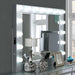 BELLADONNA Mirror w/ USB, Power, Light, Silver - Dream Home Furniture & Mattress (Waite Park, MN)