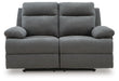 Side-Swipe Reclining Loveseat - Dream Home Furniture & Mattress (Waite Park, MN)