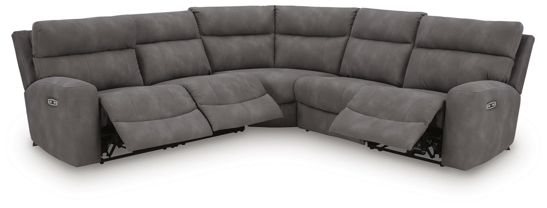 Next-Gen DuraPella Power Reclining Sectional - Dream Home Furniture & Mattress (Waite Park, MN)