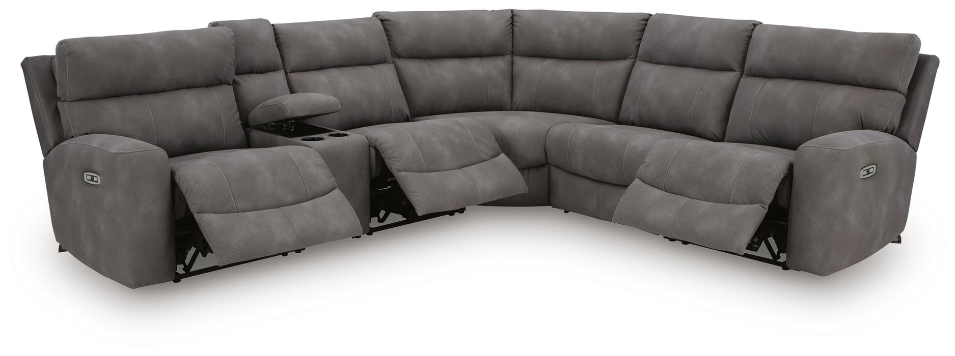Next-Gen DuraPella Power Reclining Sectional - Dream Home Furniture & Mattress (Waite Park, MN)