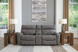 Next-Gen DuraPella Power Reclining Sectional Loveseat with Console - Dream Home Furniture & Mattress (Waite Park, MN)