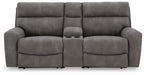 Next-Gen DuraPella Power Reclining Sectional Loveseat with Console - Dream Home Furniture & Mattress (Waite Park, MN)