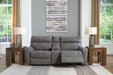 Next-Gen DuraPella Power Reclining Sectional Loveseat with Console - Dream Home Furniture & Mattress (Waite Park, MN)