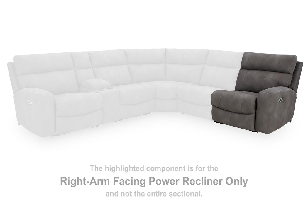 Next-Gen DuraPella Power Reclining Sectional - Dream Home Furniture & Mattress (Waite Park, MN)