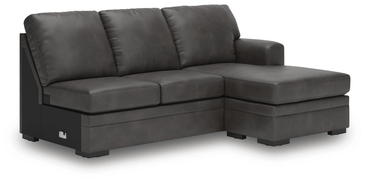 Lofton-Pike Sectional with Chaise - Dream Home Furniture & Mattress (Waite Park, MN)