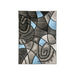 Sivas Area Rug Black & Blue - Dream Home Furniture & Mattress (Waite Park, MN)
