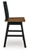 Wildenauer Counter Height Swivel Barstool - Dream Home Furniture & Mattress (Waite Park, MN)