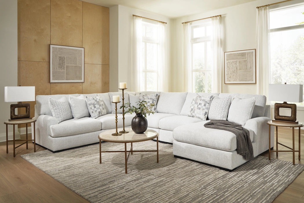 Misty-Lakes Sectional with Chaise - Dream Home Furniture & Mattress (Waite Park, MN)