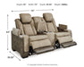 Next-Gen DuraPella Power Reclining Loveseat with Console - Dream Home Furniture & Mattress (Waite Park, MN)