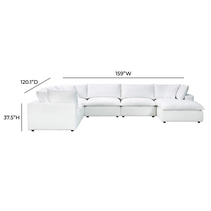 Cali 7-Piece Modular Large Chaise Sectional