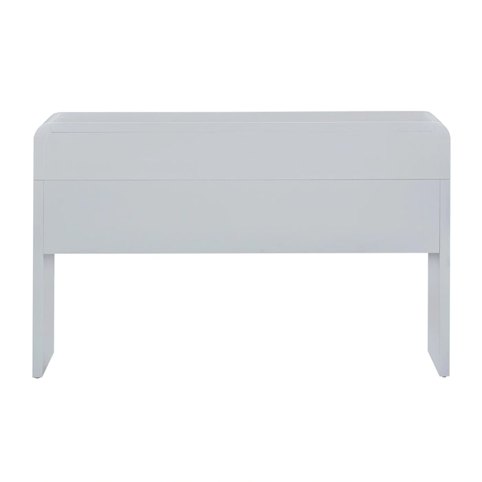 Patty 48" Rattan 2-Drawer Console Desk
