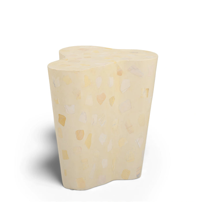 Slab Faux Terrazzo Indoor/Outdoor Side Table