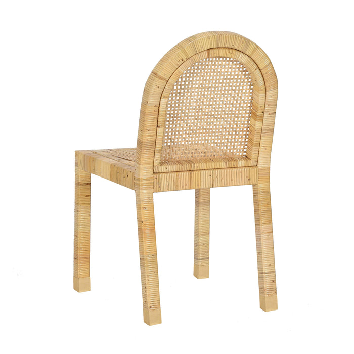 Amara Cream Contract-Grade Linen Dining Chair