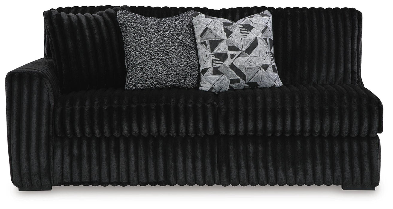 Midnight-Madness Sectional Sofa with Chaise - Dream Home Furniture & Mattress (Waite Park, MN)