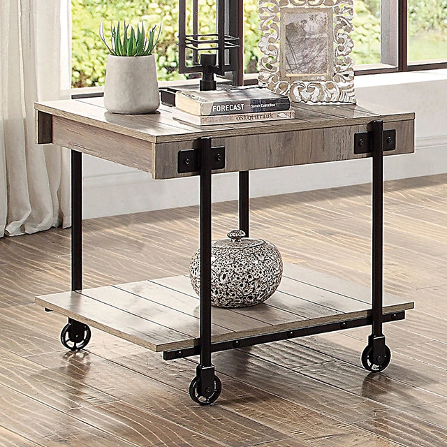 LOBB End Table, Natural Tone - Dream Home Furniture & Mattress (Waite Park, MN)