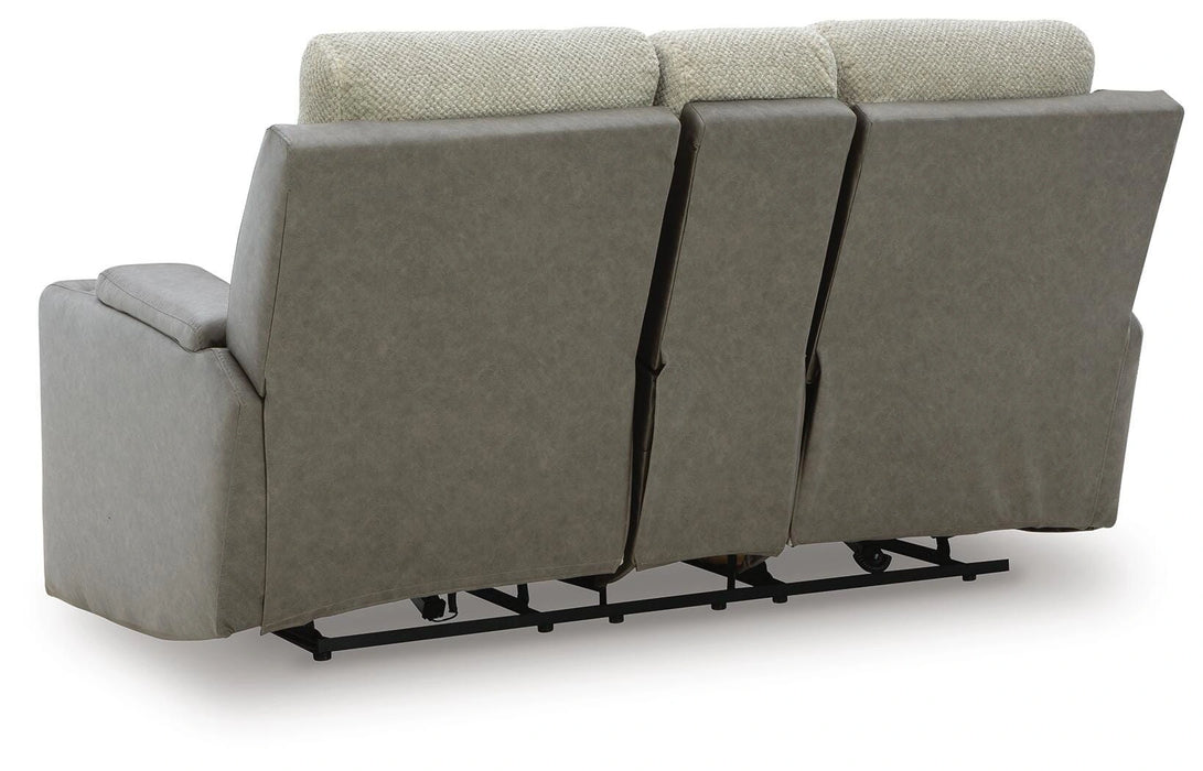 WhipLash Power Reclining Loveseat with Console - Dream Home Furniture & Mattress (Waite Park, MN)