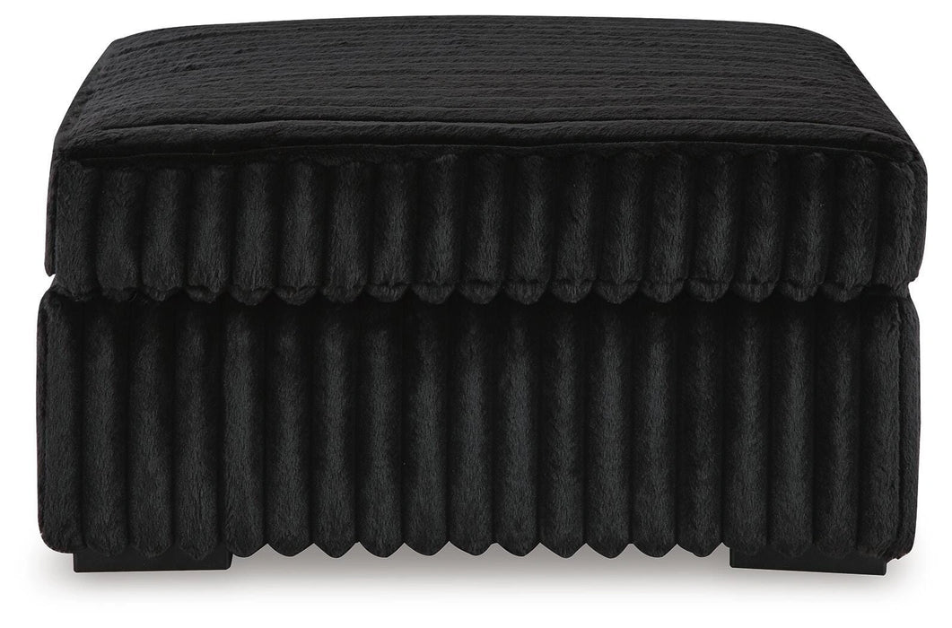 Midnight-Madness Oversized Accent Ottoman - Dream Home Furniture & Mattress (Waite Park, MN)