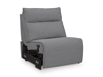 Modmax II Power Reclining Sectional with Chaise and Audio Consoles - Dream Home Furniture & Mattress (Waite Park, MN)