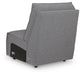 Modmax Power Reclining Sectional with Chaise - Dream Home Furniture & Mattress (Waite Park, MN)