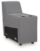 Modmax Power Reclining Sectional with Chaise - Dream Home Furniture & Mattress (Waite Park, MN)
