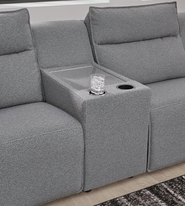 Modmax Power Reclining Sectional with Chaise - Dream Home Furniture & Mattress (Waite Park, MN)