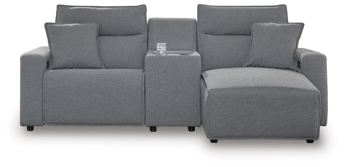 Modmax Power Reclining Sectional with Chaise - Dream Home Furniture & Mattress (Waite Park, MN)