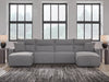 Modmax II Power Reclining Sectional with Chaise - Dream Home Furniture & Mattress (Waite Park, MN)