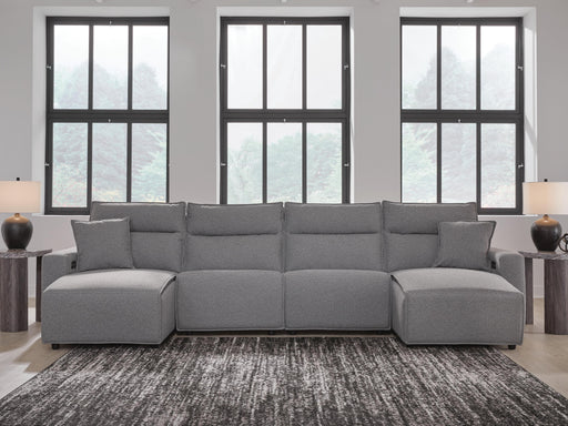 Modmax II Power Reclining Sectional with Chaise - Dream Home Furniture & Mattress (Waite Park, MN)