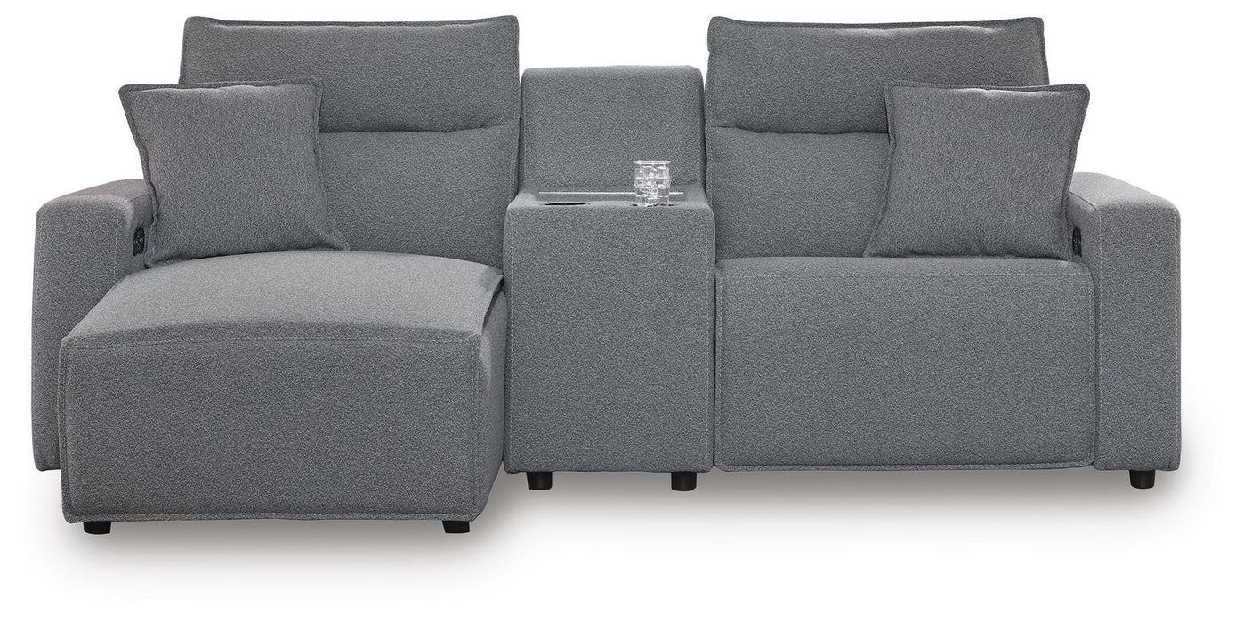 Modmax Power Reclining Sectional with Chaise - Dream Home Furniture & Mattress (Waite Park, MN)