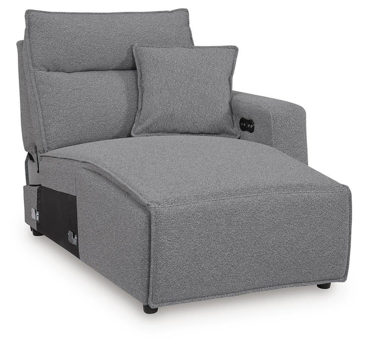 Modmax Power Reclining Sectional with Chaise - Dream Home Furniture & Mattress (Waite Park, MN)