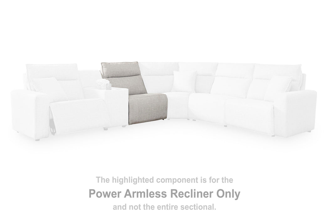 Modmax II Power Reclining Sectional with Audio Consoles - Dream Home Furniture & Mattress (Waite Park, MN)