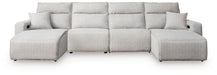 Modmax II Power Reclining Sectional with Chaise - Dream Home Furniture & Mattress (Waite Park, MN)