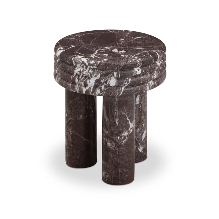 Delta Concrete Indoor/Outdoor Round Side Table