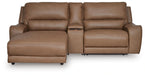 DeepWakes Power Reclining Sectional with Chaise - Dream Home Furniture & Mattress (Waite Park, MN)