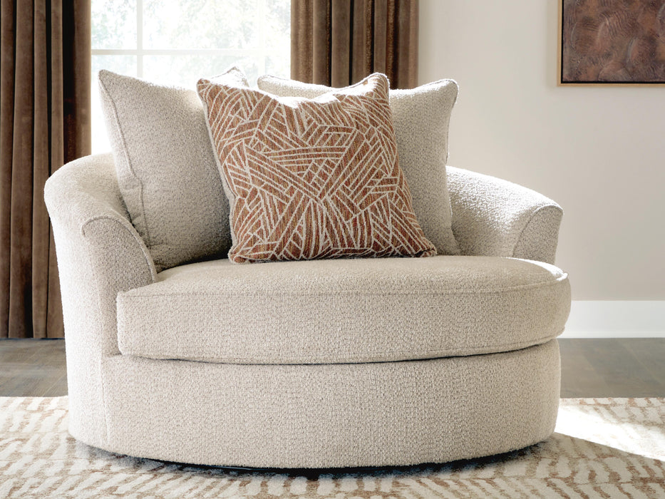 Steelwater Retreat Oversized Swivel Accent Chair - Dream Home Furniture & Mattress (Waite Park, MN)