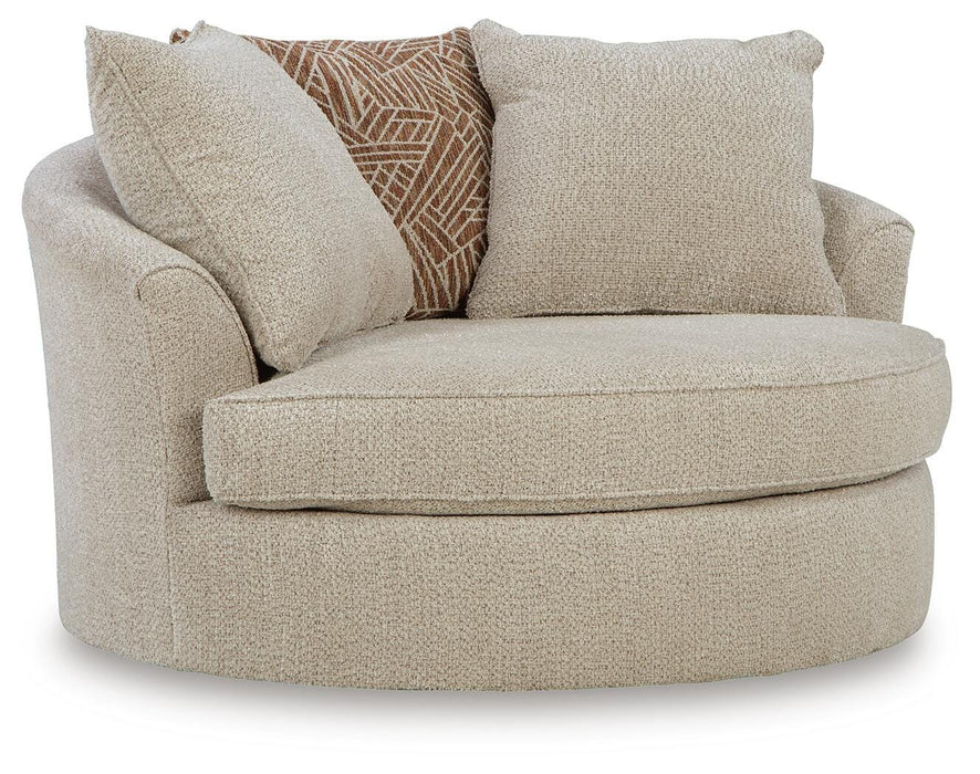 Steelwater Retreat Oversized Swivel Accent Chair - Dream Home Furniture & Mattress (Waite Park, MN)