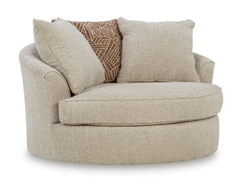Steelwater Retreat Oversized Swivel Accent Chair - Dream Home Furniture & Mattress (Waite Park, MN)