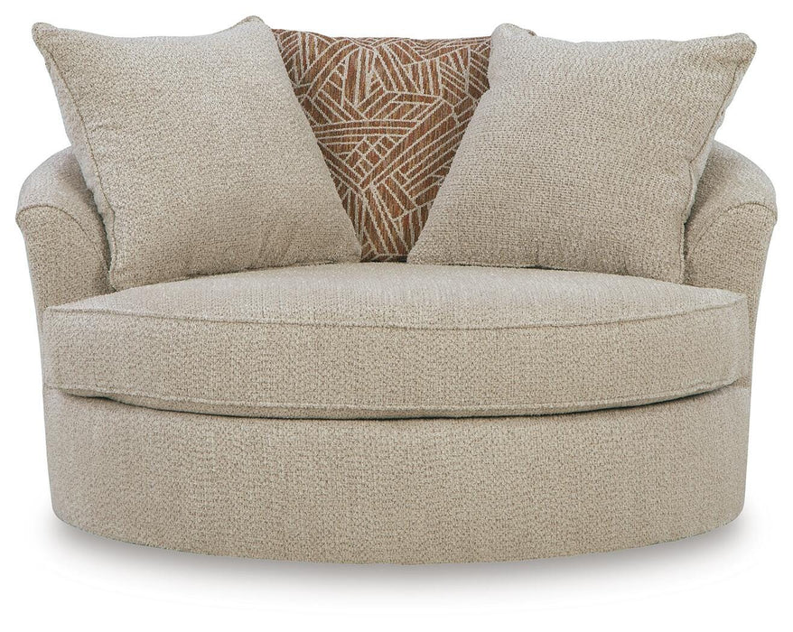 Steelwater Retreat Oversized Swivel Accent Chair - Dream Home Furniture & Mattress (Waite Park, MN)
