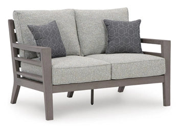Hillside Barn Outdoor Loveseat with Cushion - Dream Home Furniture & Mattress (Waite Park, MN)